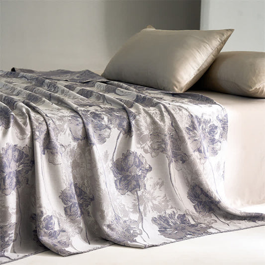 Lyocell Fiber Breathable Floral Soft Quilt