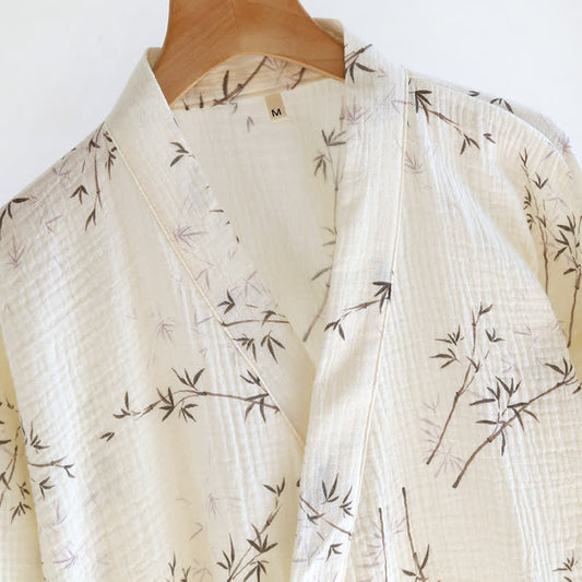 Bamboo Cotton Gauze Bathrobe Pajama
