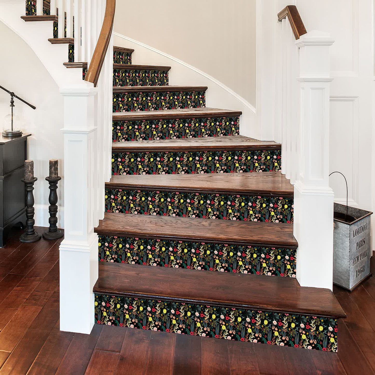 Pastoral Removable Waterproof Stair Risers Stickers