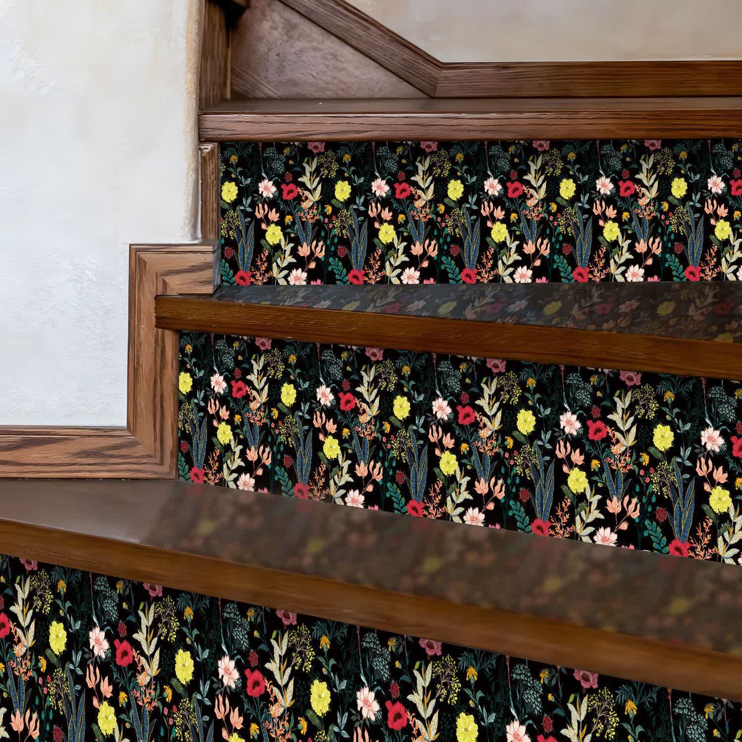 Pastoral Removable Waterproof Stair Risers Stickers