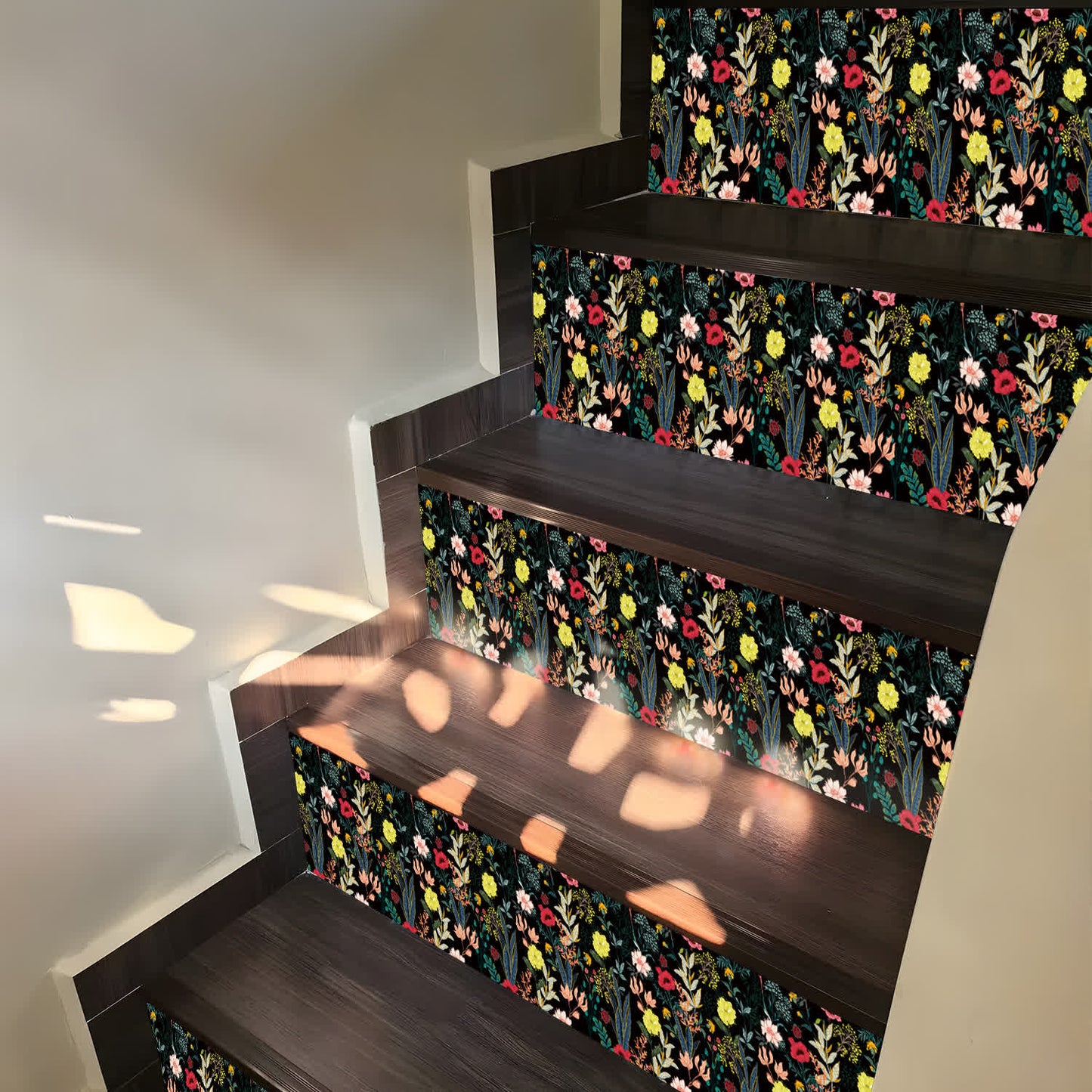 Pastoral Removable Waterproof Stair Risers Stickers