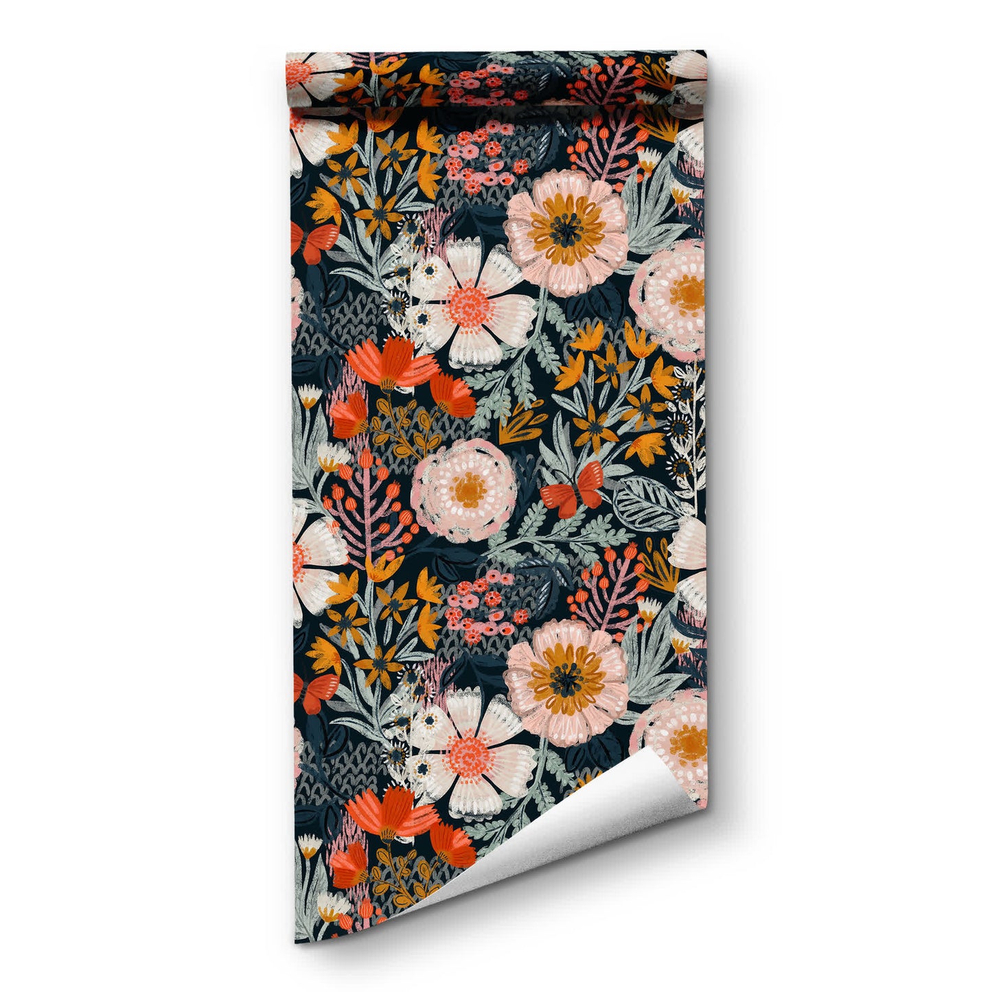 Elegant Floral DIY Peel and Stick Decorative Wallpaper