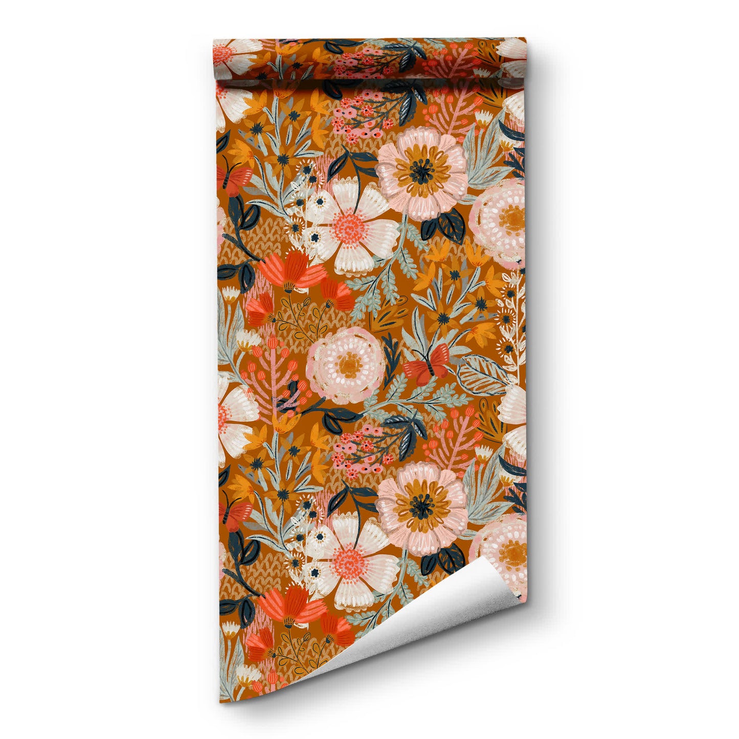 Elegant Floral DIY Peel and Stick Decorative Wallpaper