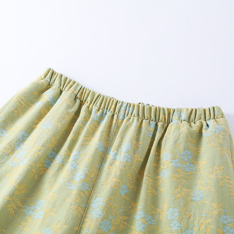 Vintage Cotton Gauze Loose Tie Loungewear Set
