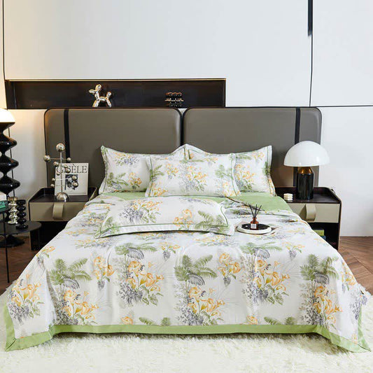 Pastoral Floral Soft Summer Quilt Bedding