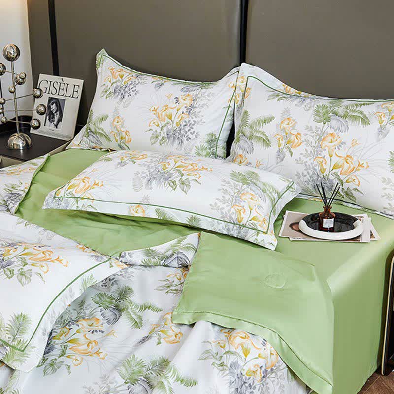 Pastoral Floral Soft Summer Quilt Bedding
