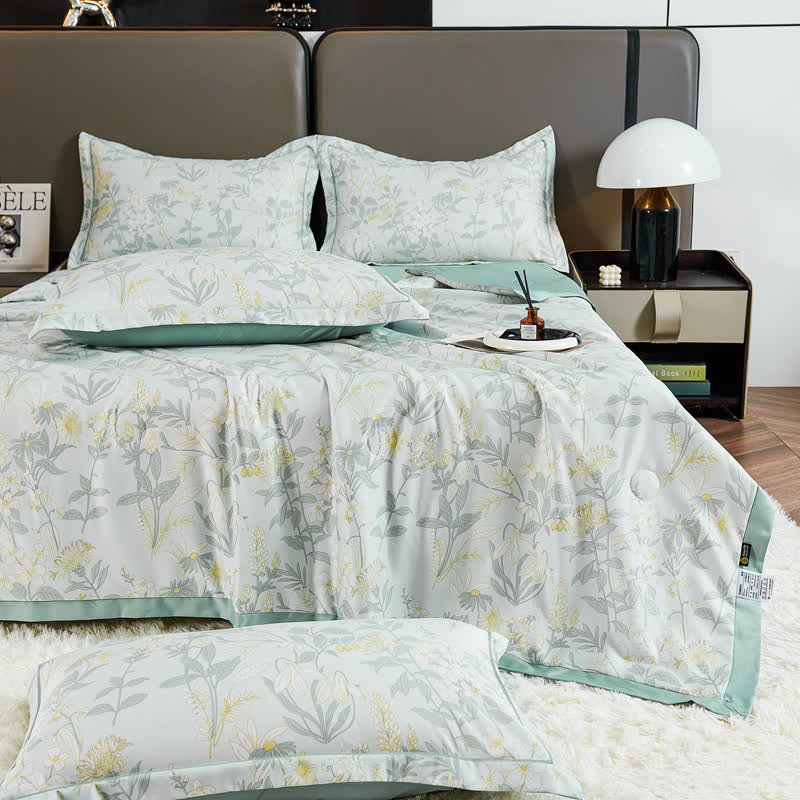 Rural Floral Comfy Summer Quilt Bedding
