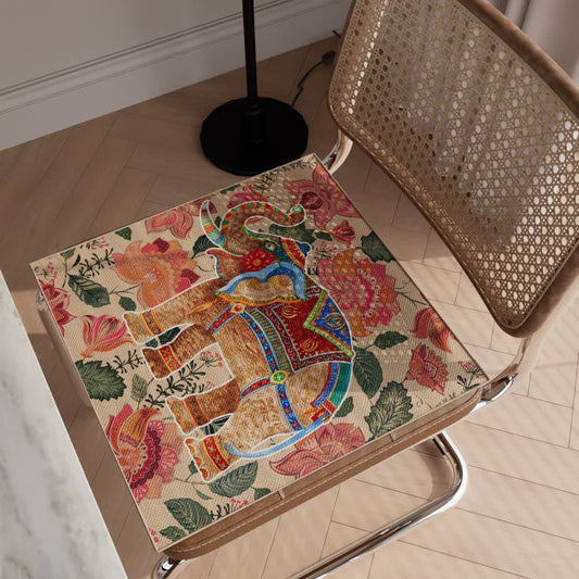 Exotic Elephant Anti-slip Cooling Chair Pad