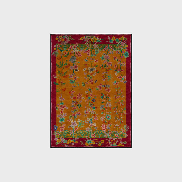 Retro Garden Foldable Anti-slip Area Rug