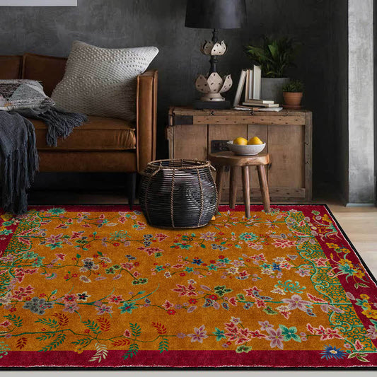 Retro Garden Foldable Anti-slip Area Rug