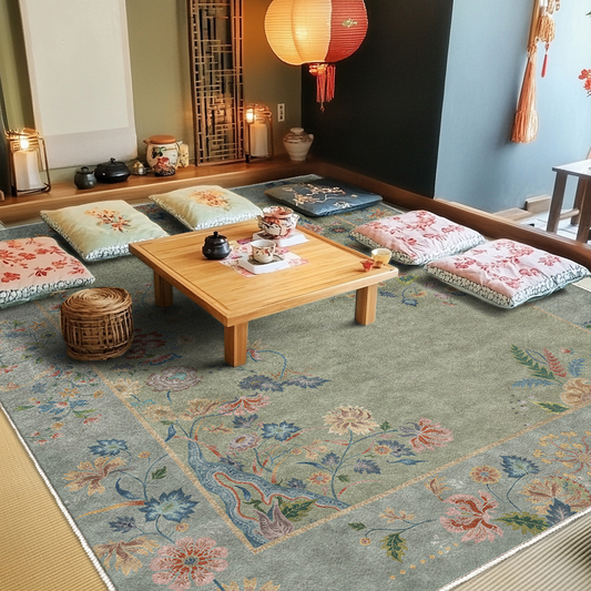 Foldable Refresh Floral Anti-slip Area Rug