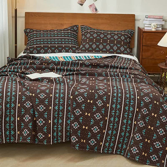 Cotton Gauze Boho Style Quilt