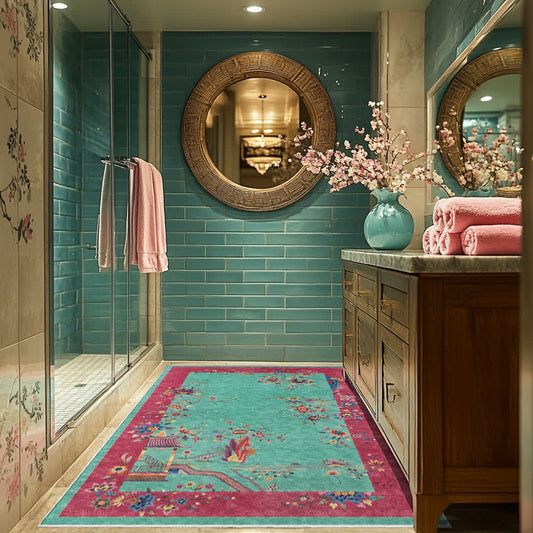 Elegant Floral Soft Anti-slip Area Rug