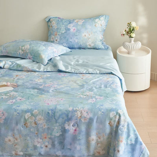 Rustic Floral Summer Bedding Set(4pcs)