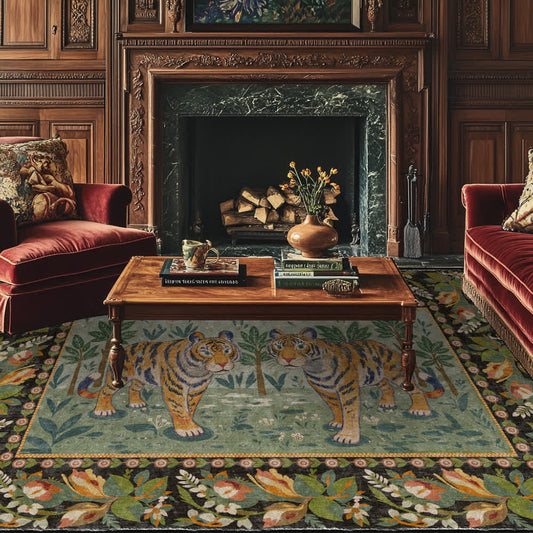 Jungle Tiger Anti-slip Washable Soft Area Rug