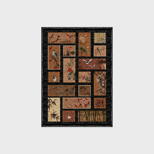 Floral Bird Soft Anti-slip Washable Area Rug