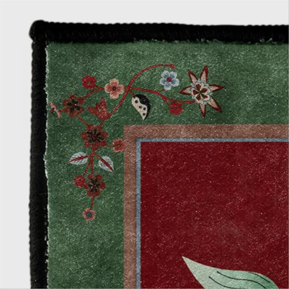 Oriental Retro Kirin Washable Soft Area Rug