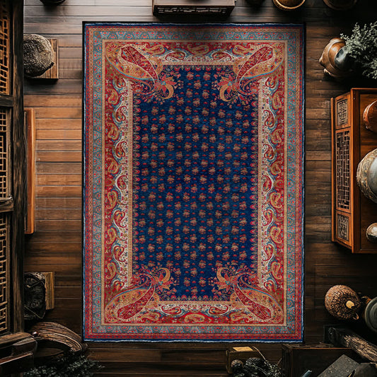 Retro Paisley Soft Anti-slip Indoor Outdoor Rug