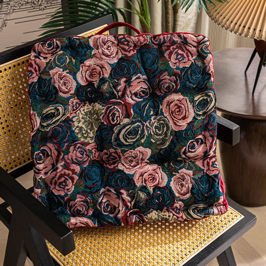Vintage Rose Comfy Floor Chair Cushion