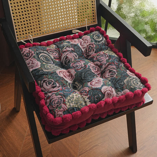Vintage Rose Comfy Floor Chair Cushion