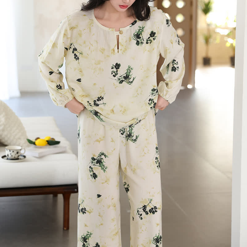 Refresh Floral Breathable Loungewear Set