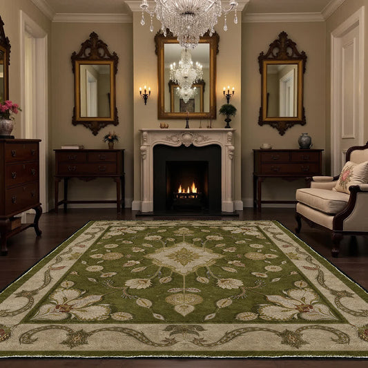 Persian Ethnic Anti-slip Floral Area Rug