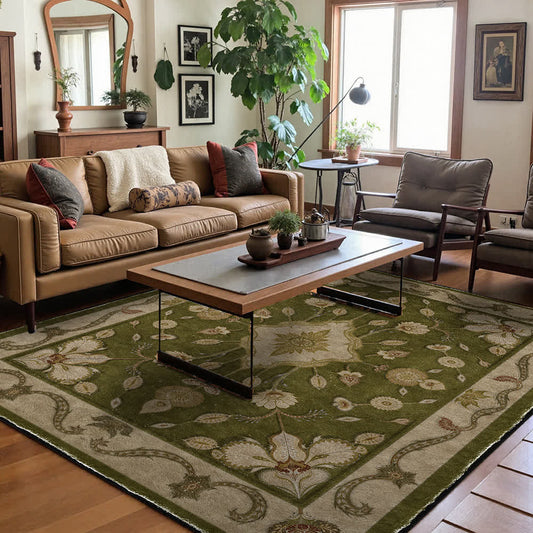 Persian Ethnic Anti-slip Floral Area Rug