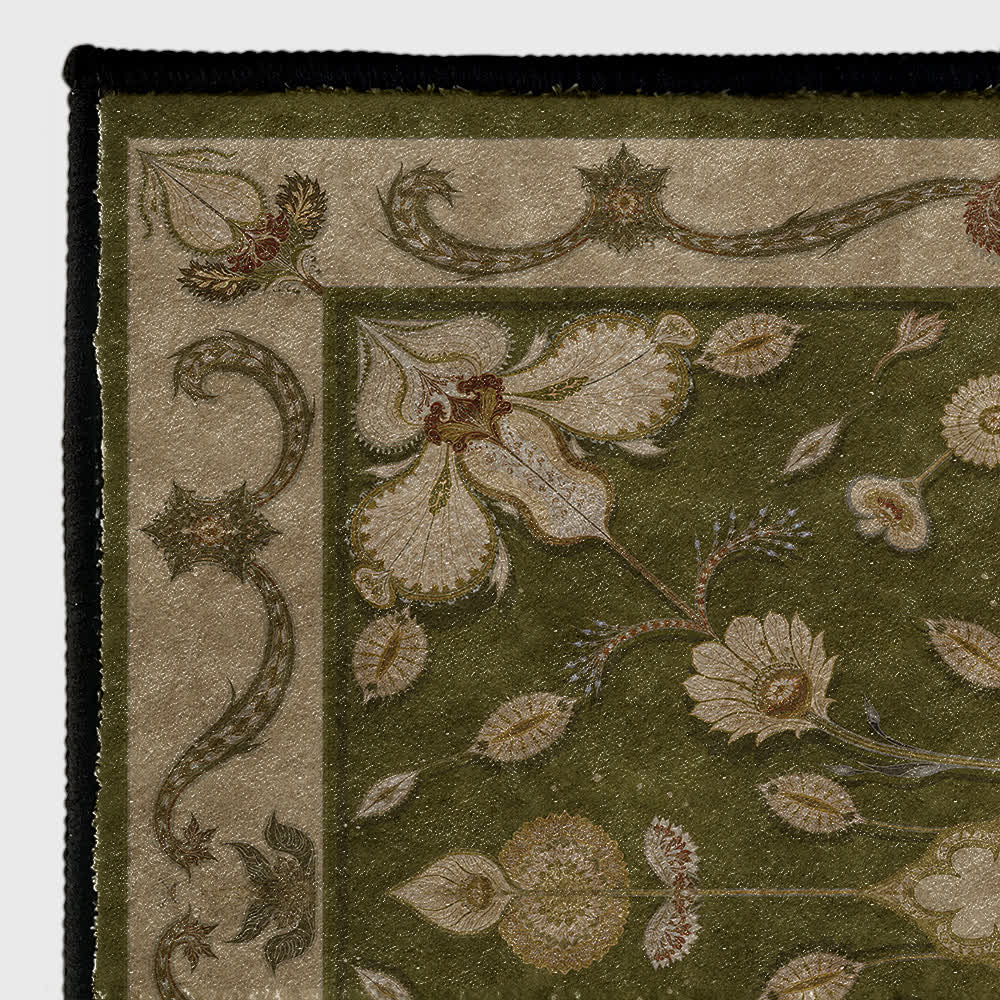 Persian Ethnic Anti-slip Floral Area Rug