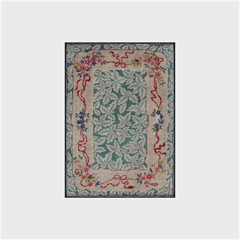 Leaf Washable Non-slip Indoor Outdoor Rug