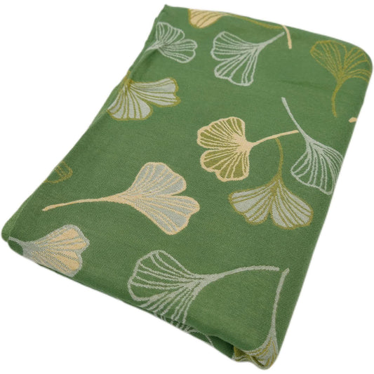 Green Ginkgo Leaf Summer Cooling Blanket