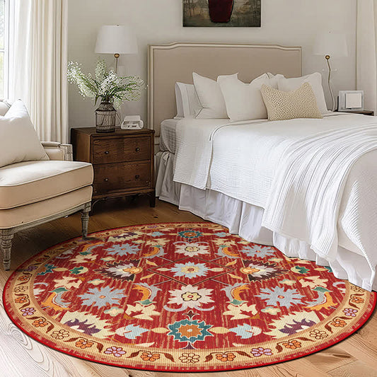 Exotic Baroque Round-shaped Area Rug