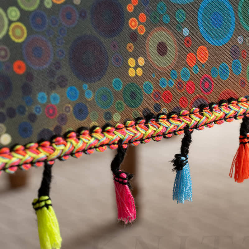 Waterproof Bright Mandala Rectangle Tablecloth