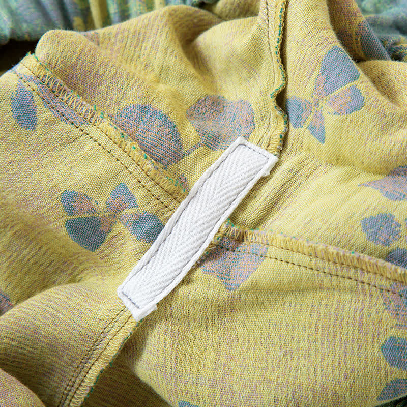 Rose Jacquard Cotton Gauze Sleepwear Set