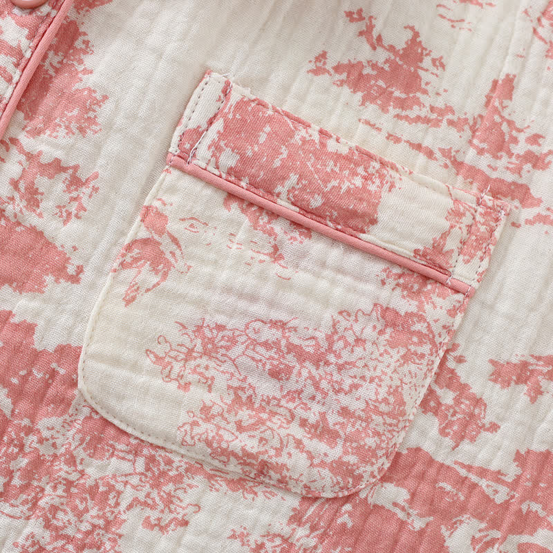 Scenic Toile Cotton Gauze Loungewear Set