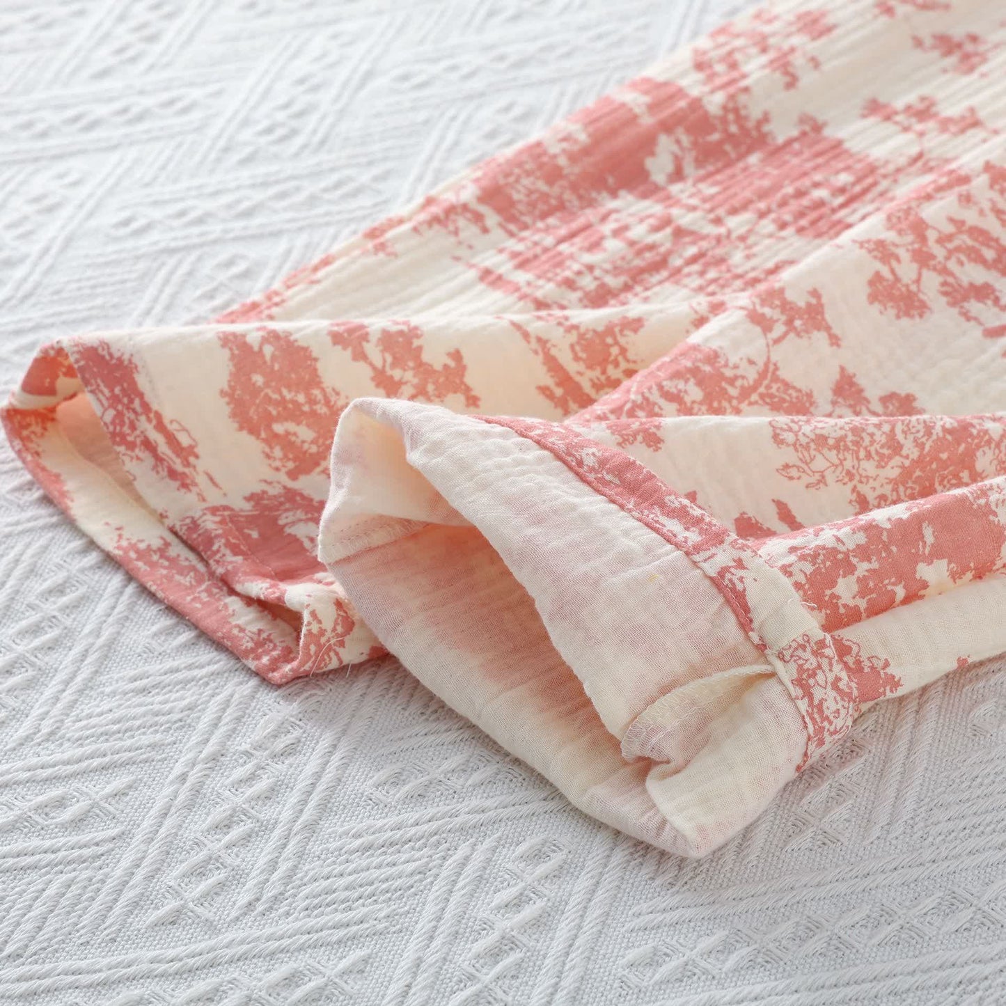 Scenic Toile Cotton Gauze Loungewear Set