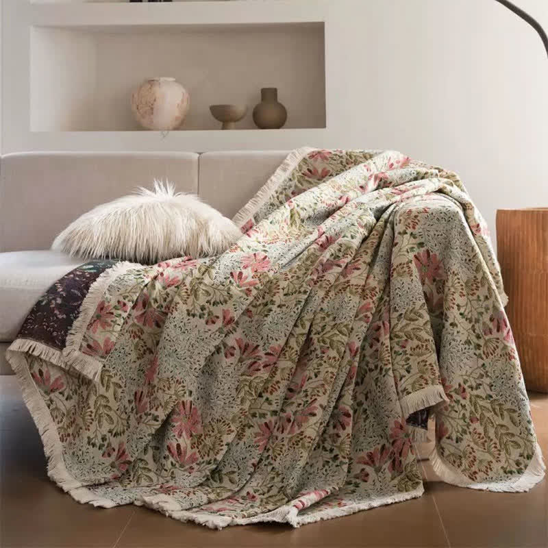 Farmhouse Tassel Wear-resistant Sofa Protector