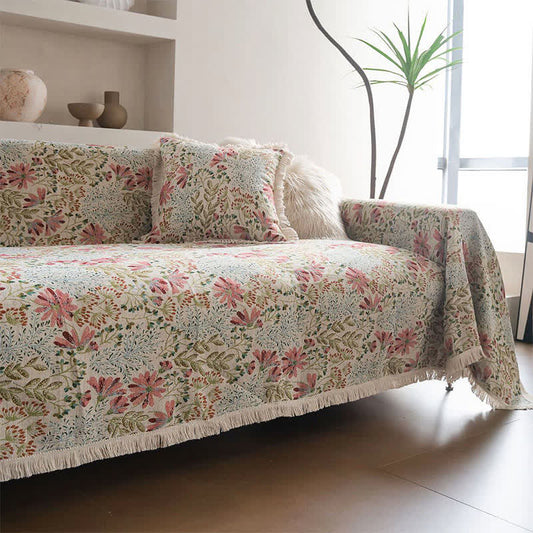 Farmhouse Tassel Wear-resistant Sofa Protector