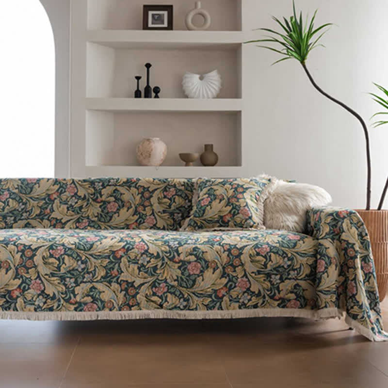 Jacquard Carnation Tapestry Sofa Protector
