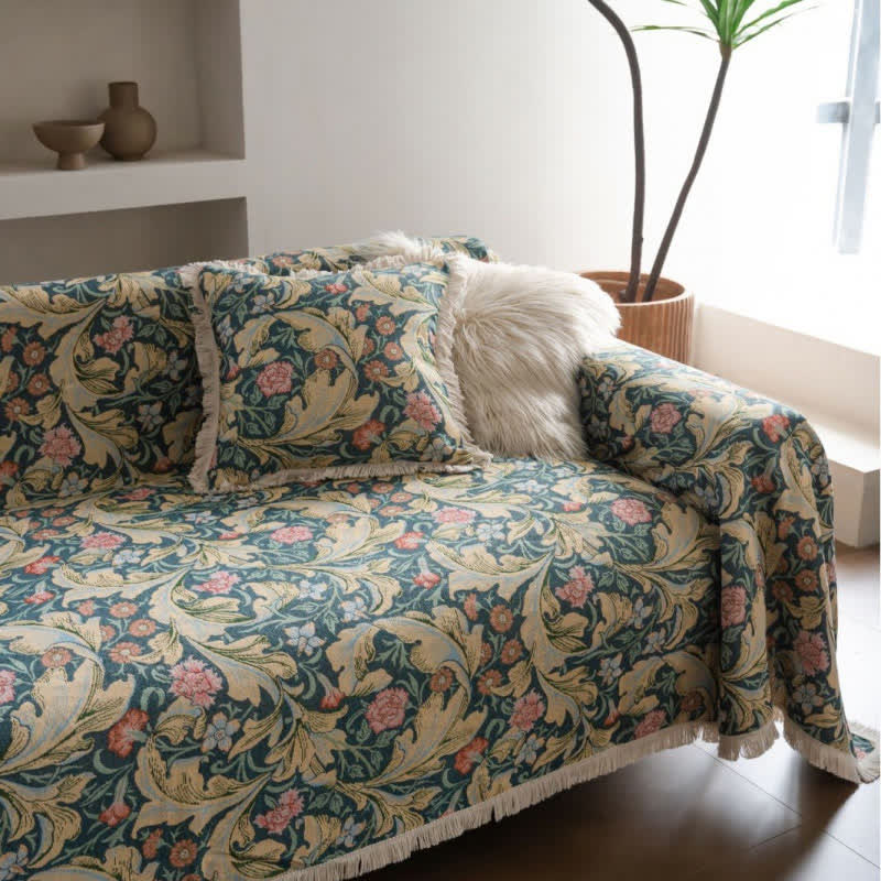 Jacquard Carnation Tapestry Sofa Protector