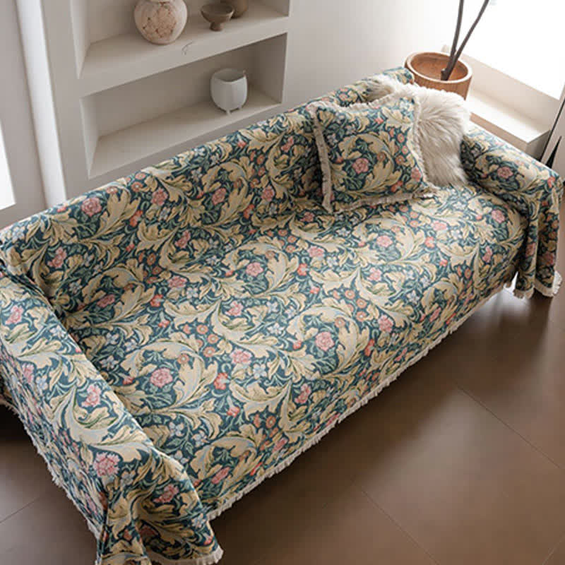 Jacquard Carnation Tapestry Sofa Protector