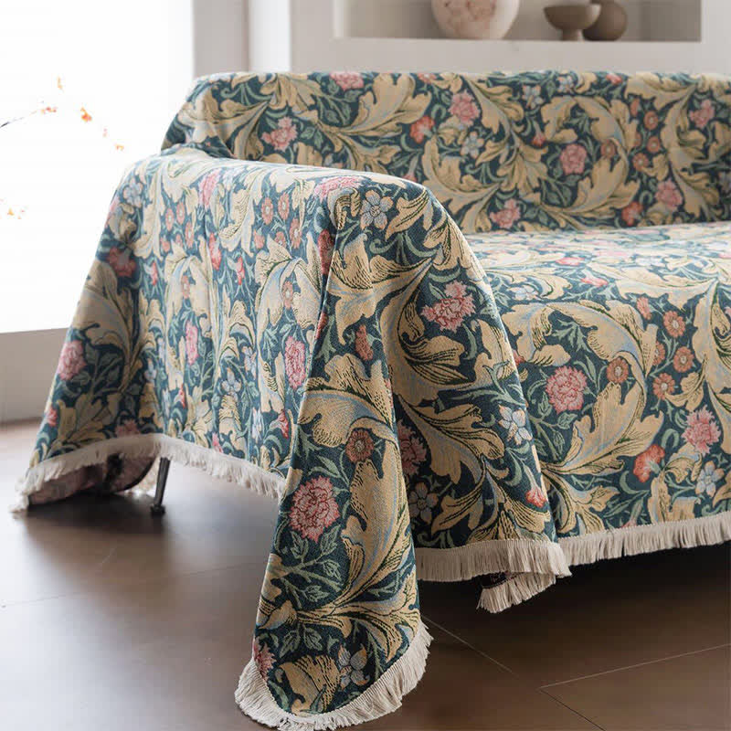 Jacquard Carnation Tapestry Sofa Protector
