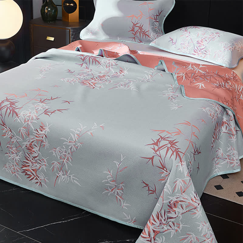 Cooling Reversible Rural Bamboo Coverlet