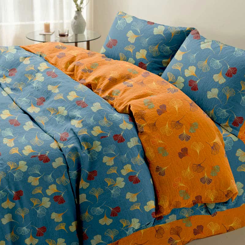 Ginkgo Biloba Cotton Bedding Set(4PCS)