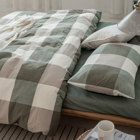 Simple Style Duvet Cover Dorm Bedding Set - image 2