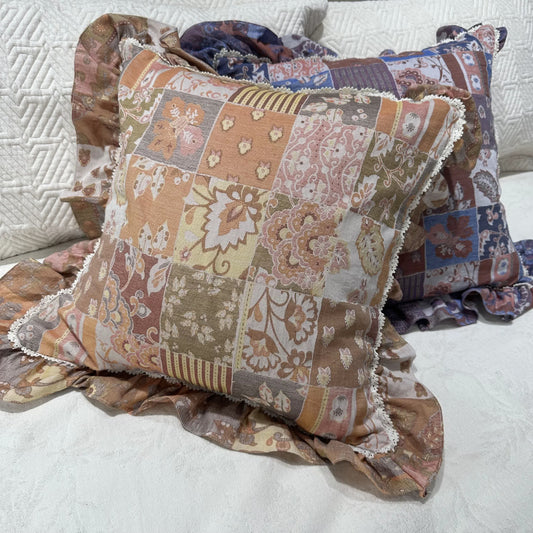 Vintage-Inspired Floral Accent Pillow - image 2