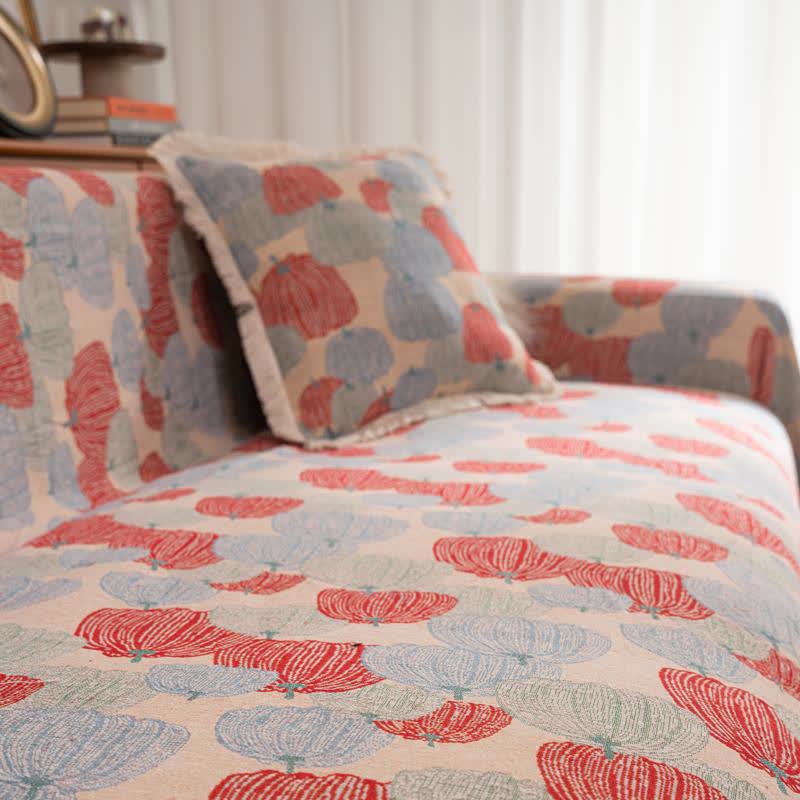 Vintage Jacquard Pumpkin Sofa Protector - image 6