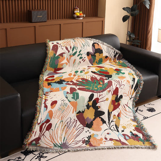 Artistic Butterfly Cotton Gauze Throw - 51" x 71" - image 1
