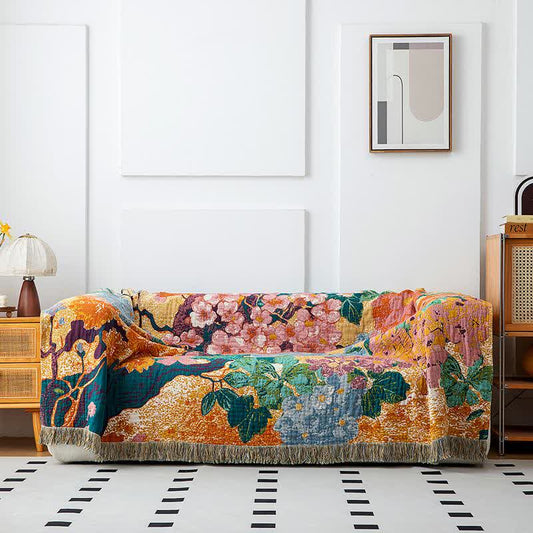 Peach Blossom Organic Cotton Gauze Quilt - image 2