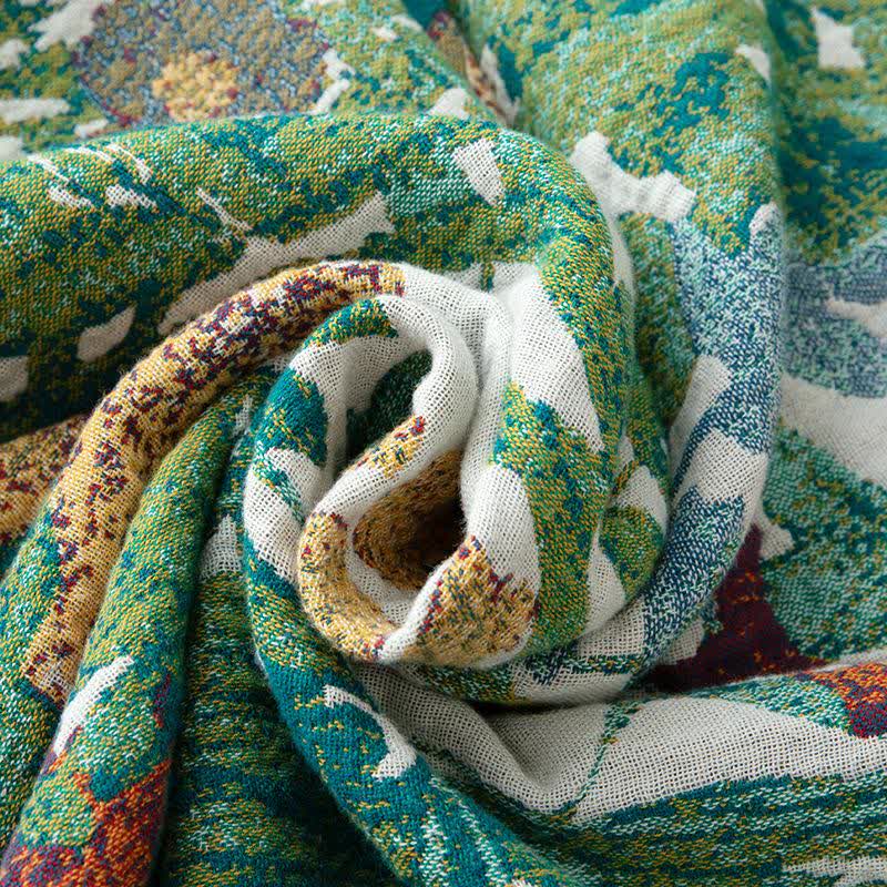 Forest Animal Organic Cotton Gauze Quilt - image 5