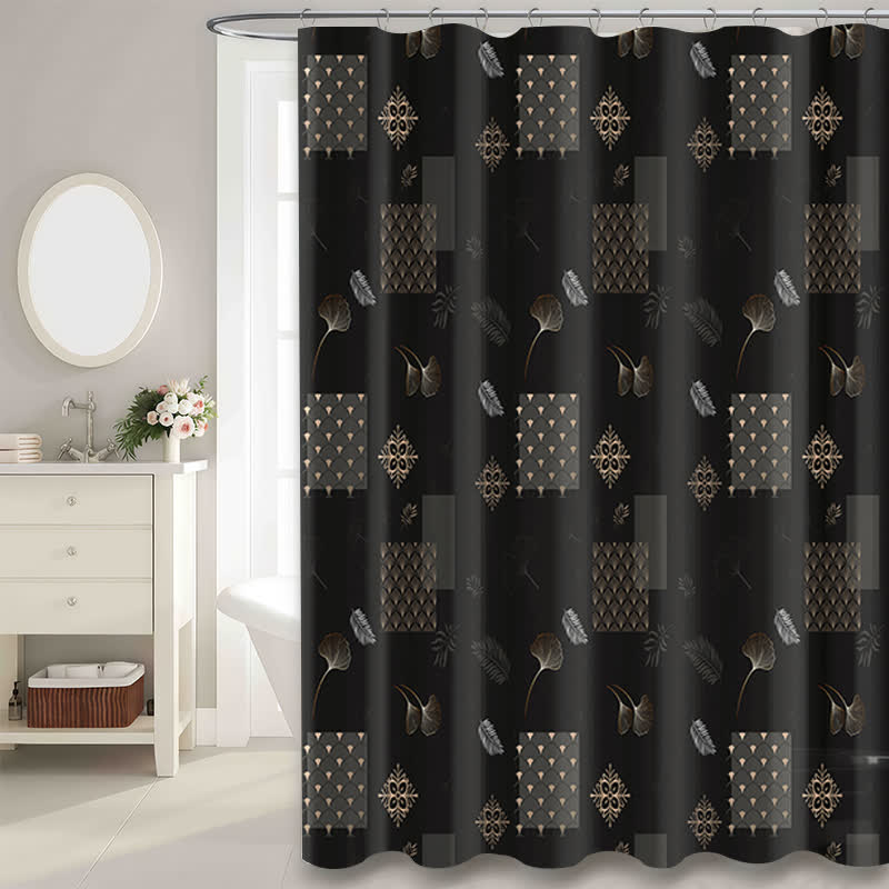 Ginkgo Leaf Waterproof Shower Curtain - image 2